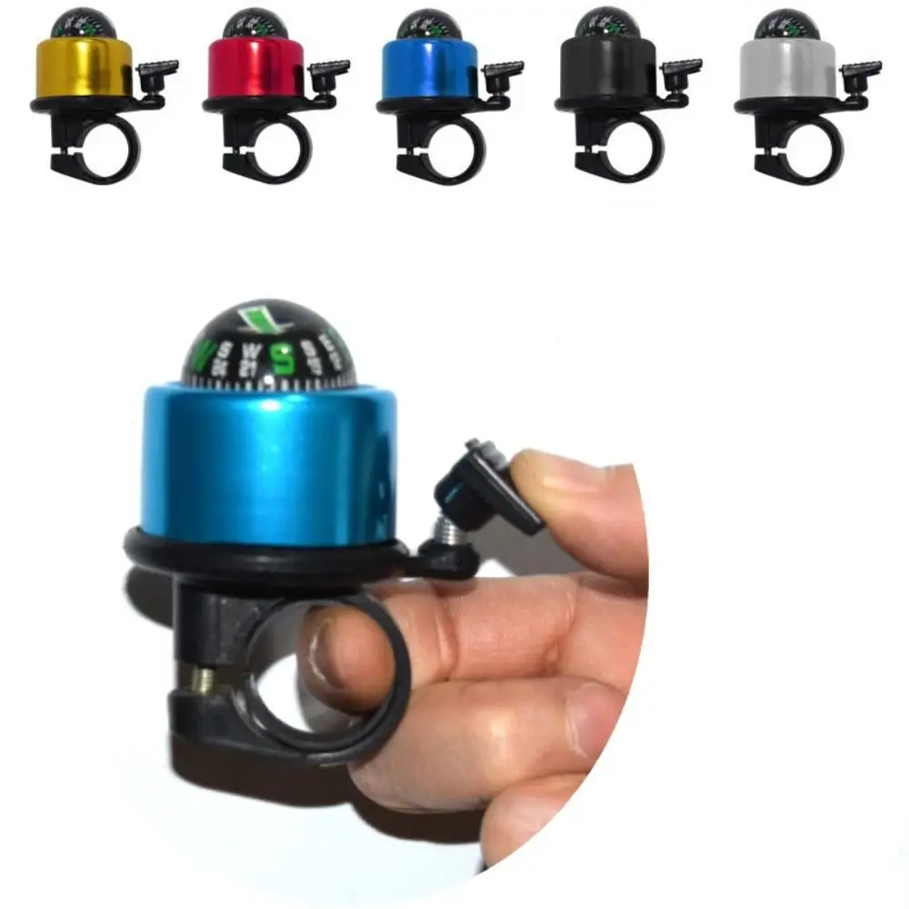 5 Colors Compass Horn Accessories Aluminum Alloy Ultra-loud Ring-down Mini Handlebar Bell Cycling