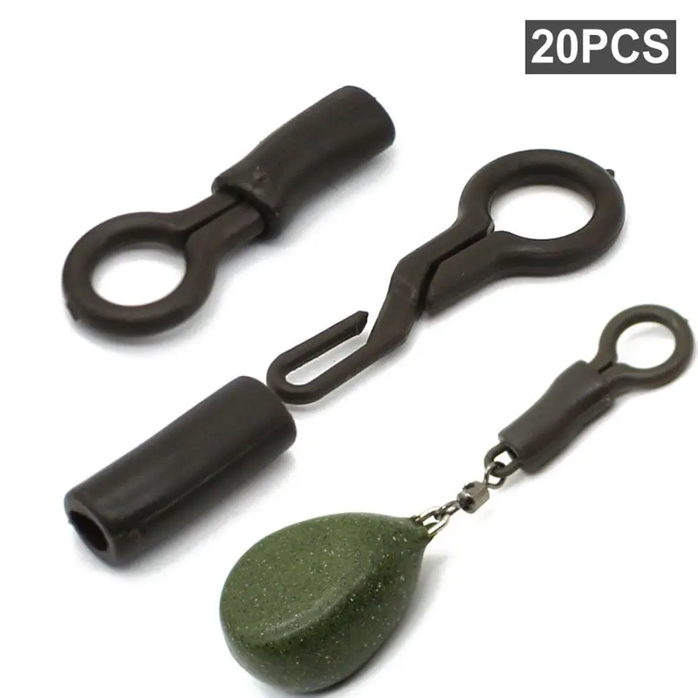 Fishing Convert Lead Locking Tube Carp Rig Tackle Fishing Back Lead Clips Fishing Tools Fishing Accessories Silicone Sleeves