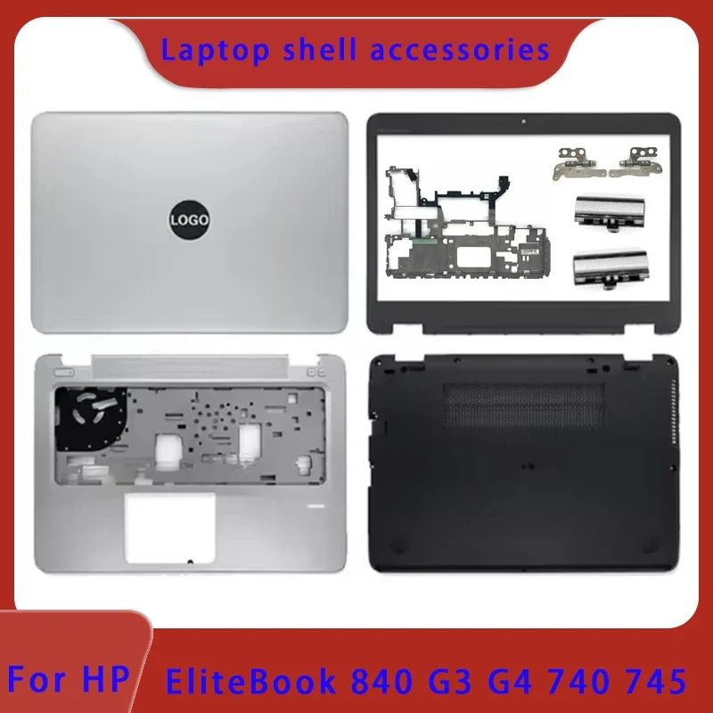 

Подходит для ноутбука HP EliteBook 840 G3 G4 740 745, задняя крышка ЖК-дисплея, передняя панель, подставка для рук, нижняя крышка шарнира, шарнир ABCD