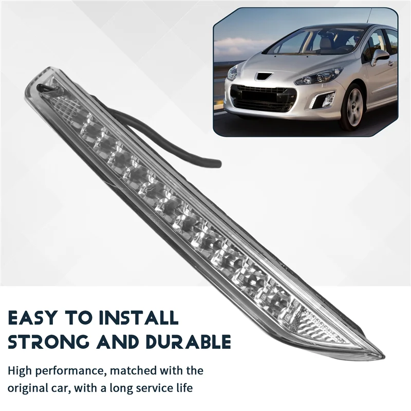 AED4-الخلفية عالية جبل وقف مصباح 3Rd الفرامل الثالث الذيل ضوء 6351LX لبيجو 2008 308 SW II 508 SW سيتروين C4 بيكاسو II DS6