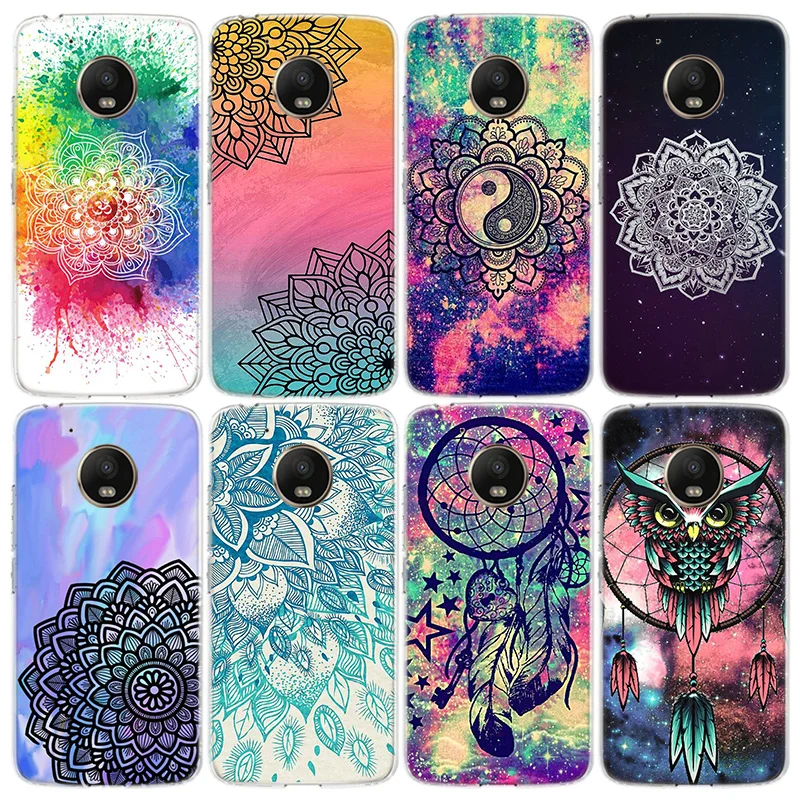 Retro Mandala Flower Cover Phone Case For Xiaomi Poco X3 GT X4 NFC M4 M5 M5S X6 X5 Pro 5G M3 Mi F6 F5 F4 F3 F2 F1 TPU Cover