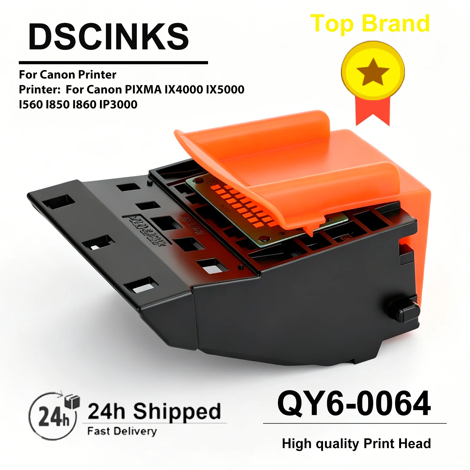

1PC QY6-0064 Printhead for Canon PIXMA IX4000 IX5000 I560 I850 I860 IP3000 Printer QY6 0064 98% New