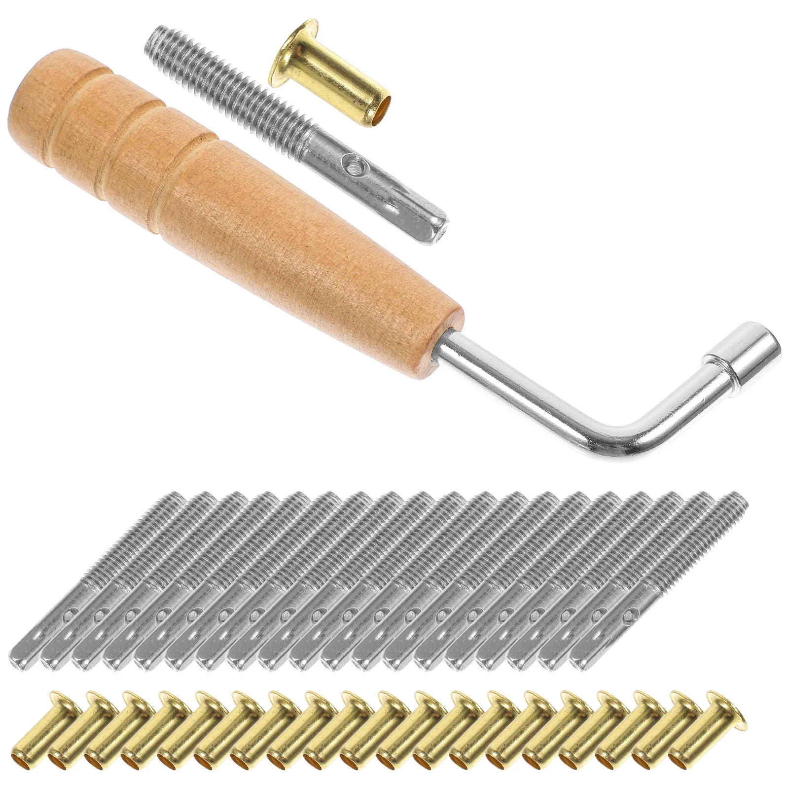 

1Set Lyre Harp Tuning Pegs Strong Metal Construction Simple Design for Accurate Tuning Replacement String Fixator for Lyre Harp