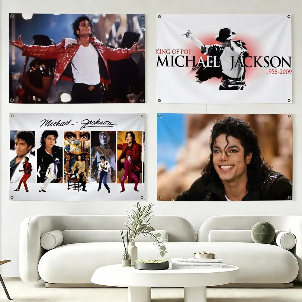 Michael J-Jackson Singer Flags Flag Suitable For Party Club Outdoor Interior Wall Art Decoration Banner Gift