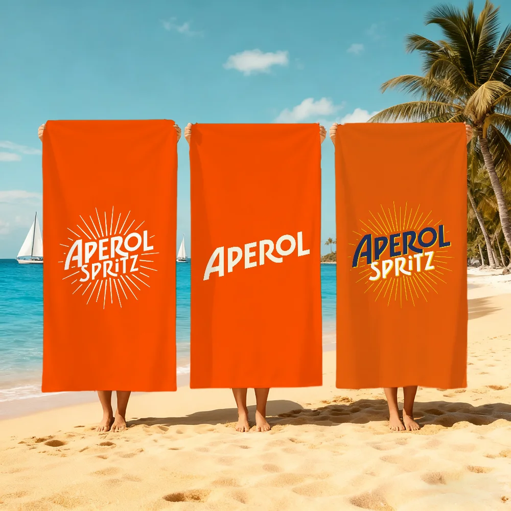 

Orange art A-AperolS Towel Beach Quick Dry Soft S-Spritzs-S Pool Towels Gift for Travel Gym Shower Camping sports