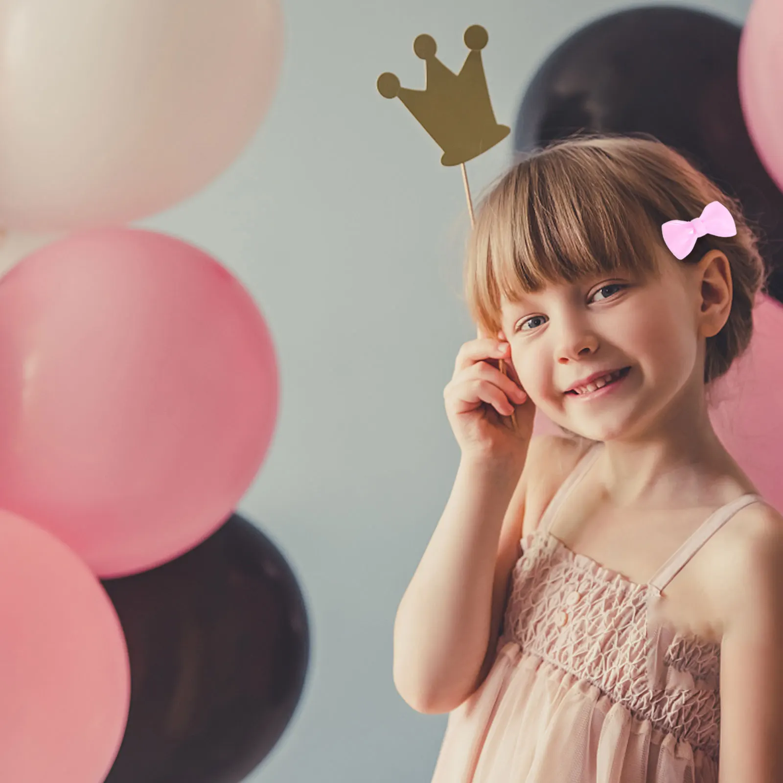 

16pcs Girls Bow Headdress Hair Accessories Kids Hairpin Clip Elegant Hairstyle Daily Festival Toddler Side Bows Barrette