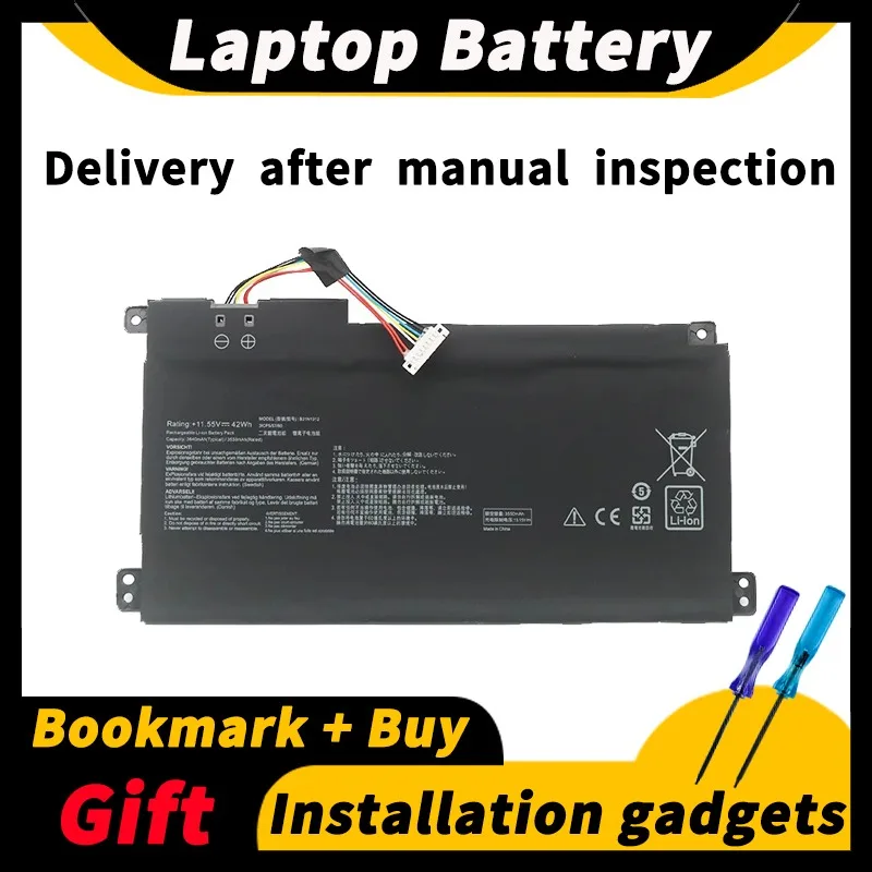 

For ASUS E410M E410MA E510M E510MA L410MA C31N1912 B31N1912 11.55V 42wh/3640mAh Laptop Battery