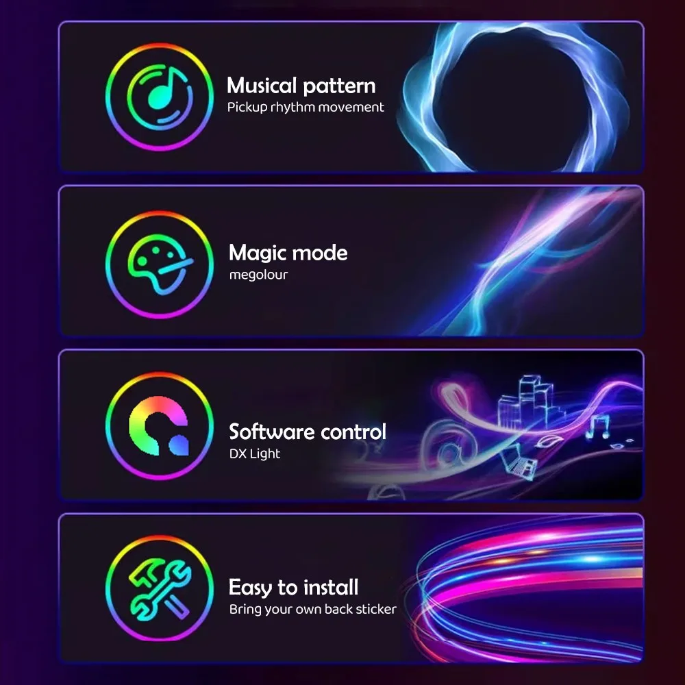 Gaming RGB Sync Light Strip Computer Monitor Backlight DIY LED Strip Light  PC Display Music Sync APP Control Gaming Room Decor