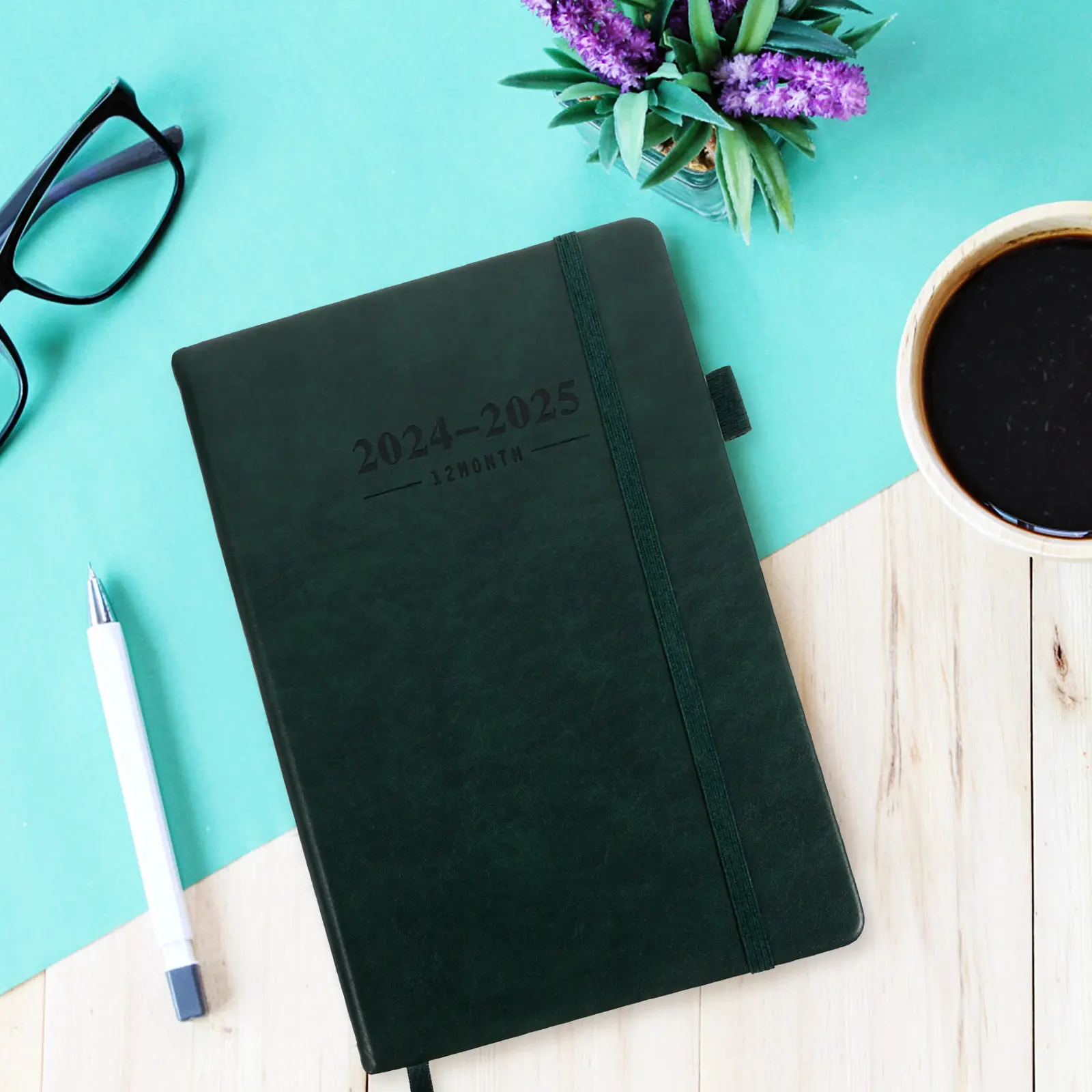 carnet-de-planification-portable-design-leger-120-pages-organisateur-quotidien-pour-la-maison-le-bureau-les-voyages-agenda-journal-livre-d'ecriture