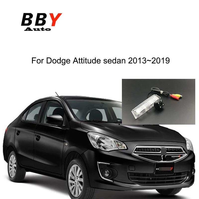 HD Rear View Camera For Dodge Attitude sedan 2013~2019 CCD Night Vision Vehical Backup Parking license plate Reversing Camera