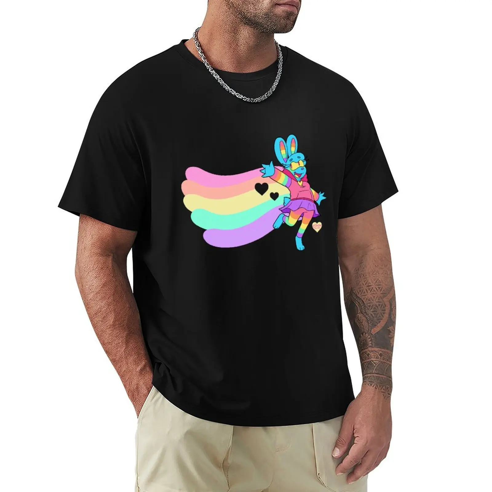 Camiseta Meena Love Tamanho Grande Manga Curta Casual
