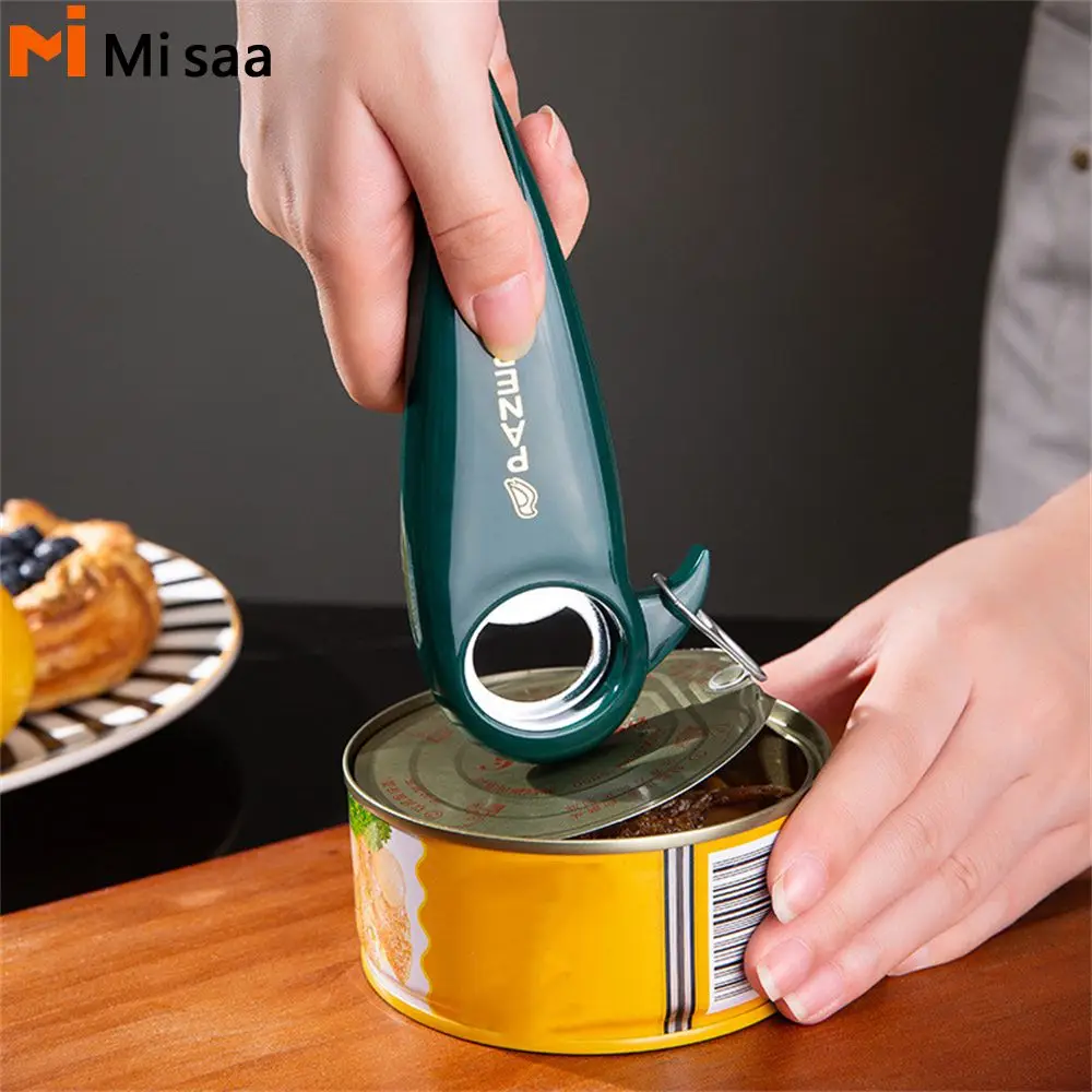 Can  Opener Manual Convenient Hanging Hole Screwdriver Kitchen Gadgets Beer Bottle Openers Portable Multi-purpose Plastics