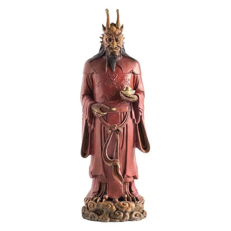 

Bronze Dragon Ornament Donghai Dragon King Statue Crafts Home Office Decoration