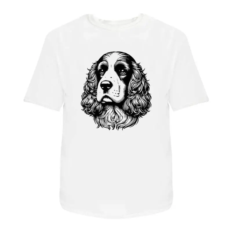 

English Cocker Spaniel' Cotton T Shirt Ta048688