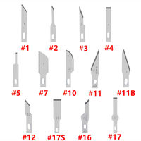 100pcs Engraving Non-Slip Metal Scalpel Knife Blades Cutter Craft Knives for Mobile Phone PCB Repair Hand Tools Accessories