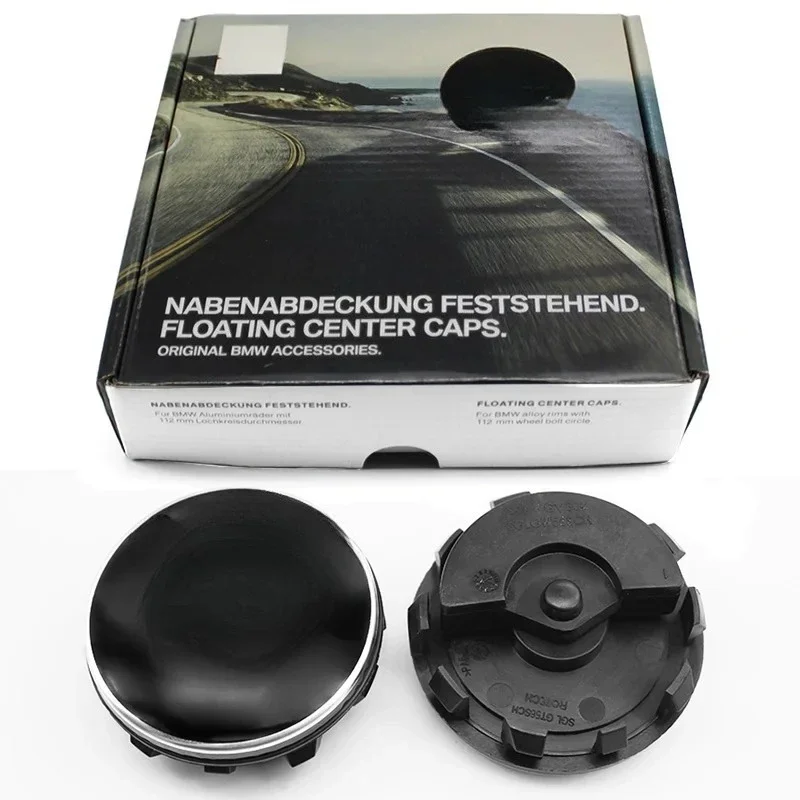 4Pcs 56mm 68mm Car Floating Wheel Center Cap Accessory For E90 E91 E92 E93 F30 F10 F11 F04 E84 E83 F25 E70 F15 E72 F16 M3 M5