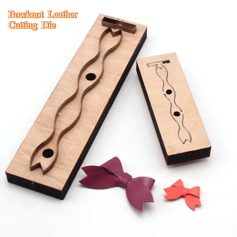 

Mini Bowknot Leather Cutting Die Mold DIY Handcraft Cutting Template for Leather Bow Jewelry Accessories,DIY Leathercraft Mold