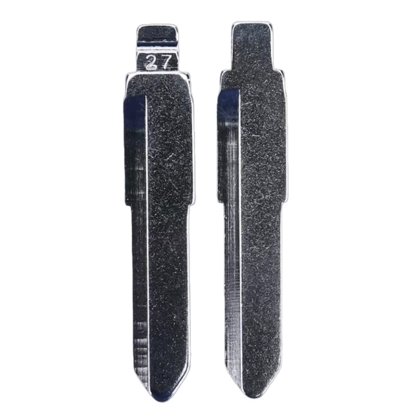 XIEAILI OEM 50Pcs 27# Uncut Car Key Blank Blade MAZ24 For Mazda M6 M3 For Keydiy KD Xhorse VVDI JMD