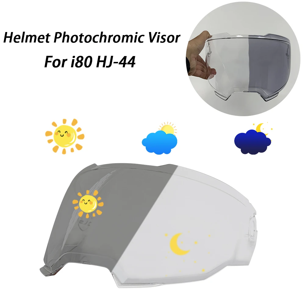 

Photochromic Shield Visor Lenses For HJC I80 HJ-44 i80 Helmet Visor Face Helmet Parts