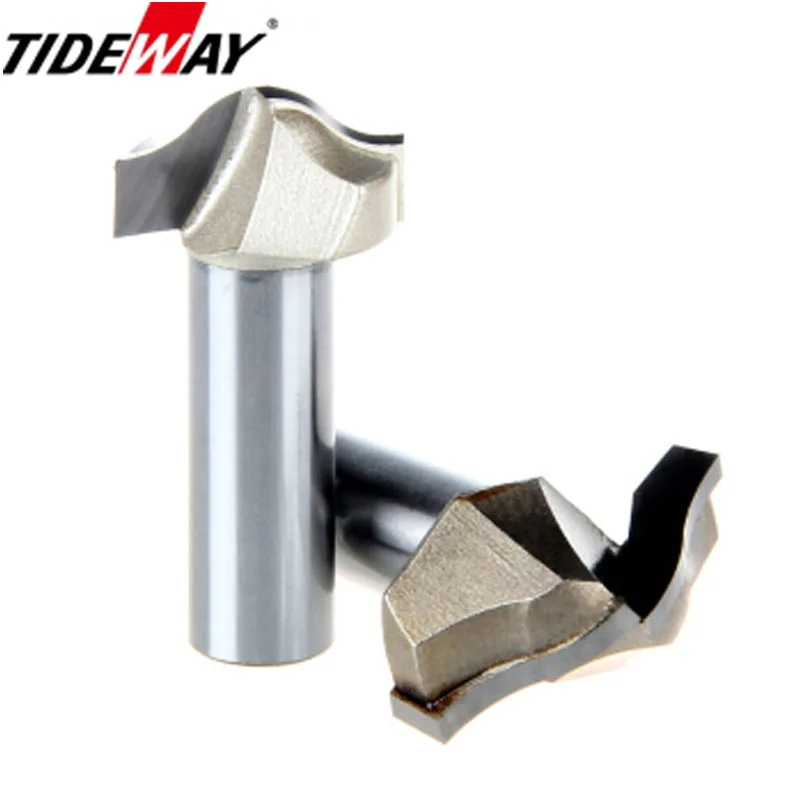 Tideway Professional Grade Woodworking Cutters CNC Tool Clearing Bit Round Bottom Line Type Trim Milling Cutter For Wood