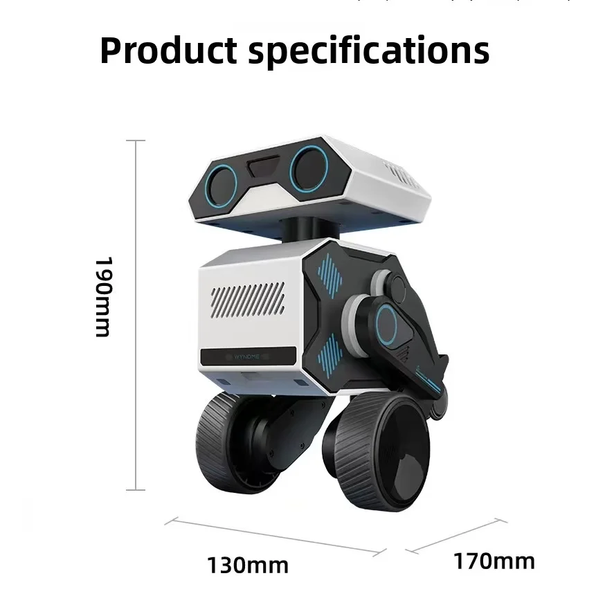WYNDME 01 AI Companion Robot Smart Vision Voice Interaction Auto Follow Natural Conversation Long Term Memory Smart Pet Gift