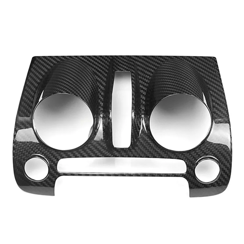 

Real Carbon Fiber Car Center Console Air Conditioning CD Button Panel Cover Trim Frame For Camaro 2010-2015