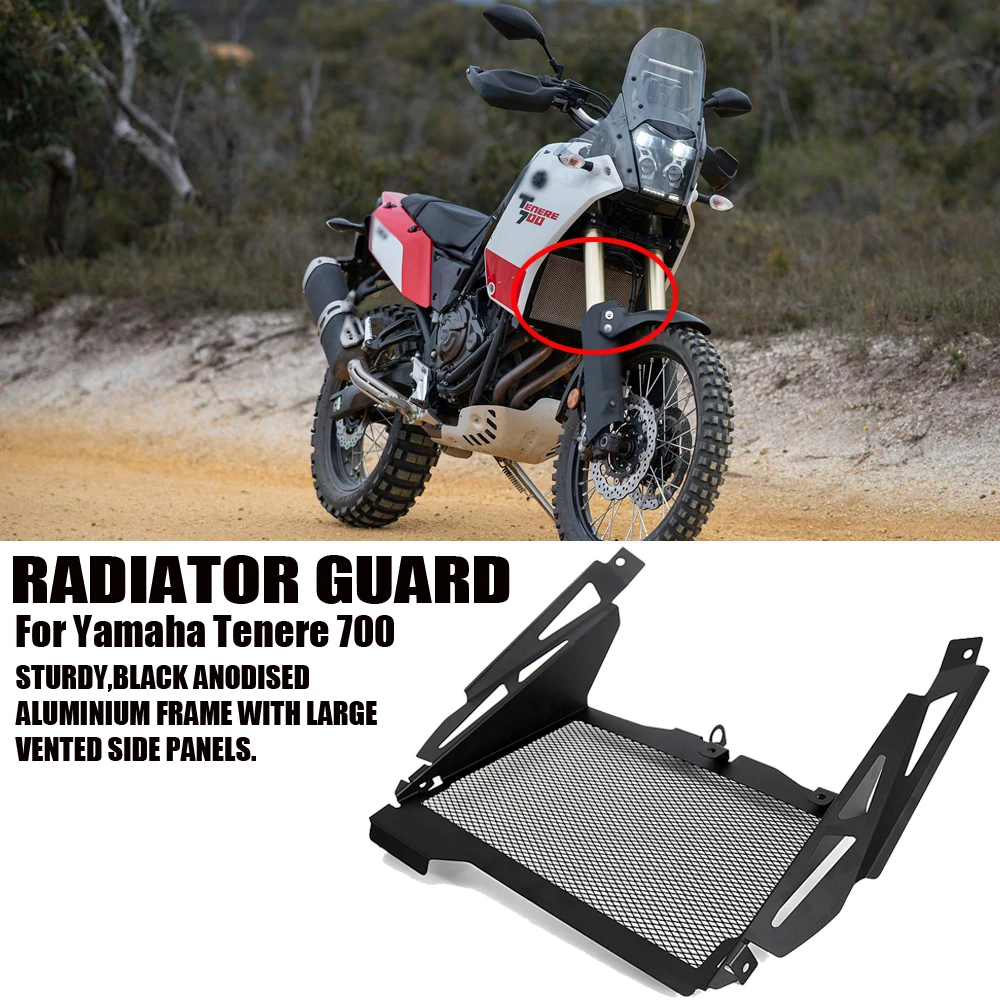 

T7 Tenere700 Motorcycle Radiator Grille Guard Cover Oil Cooler Guard Protection For YAMAHA Tenere 700 TENERE 700 WORLD RAID