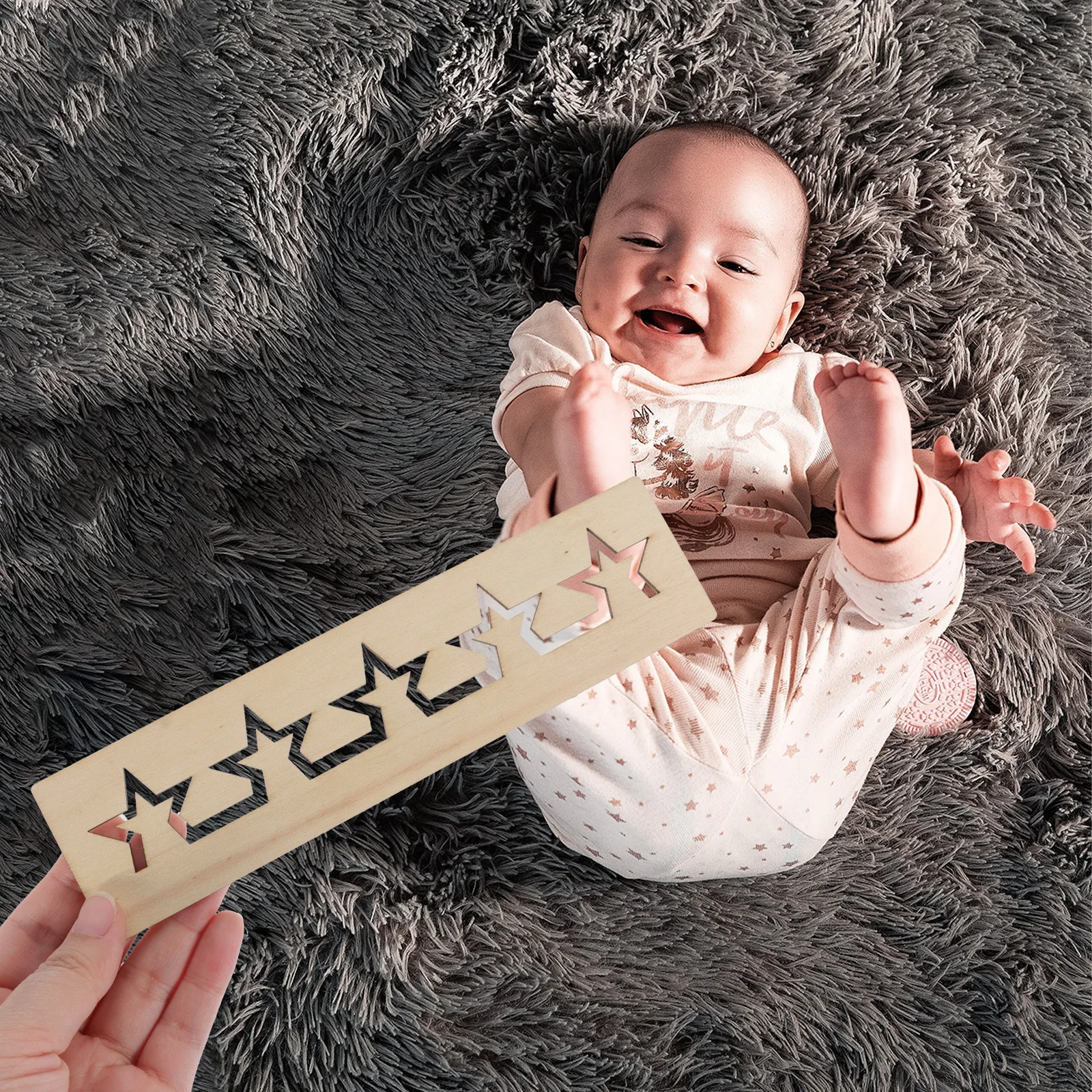 

1Set Wood Hollow Practicing Board Educational Early Learning Writing Practice Cognitive Recognition Training Board for Kids