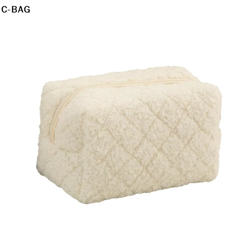 حقيبة مكياج ناعمة من القطيفة، حقيبة محمولة لتنظيم مستحضرات التجميل أثناء السفر - حجم صغير لسهولة الحمل #5