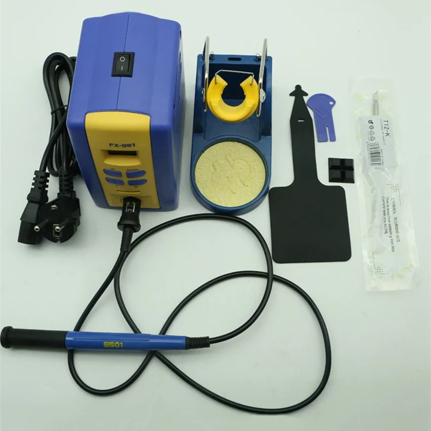 FX-951 Constant Temperature Welding Station Electric Soldering Station Soldering Iron Digital Soldering Station 220V/110V 75W