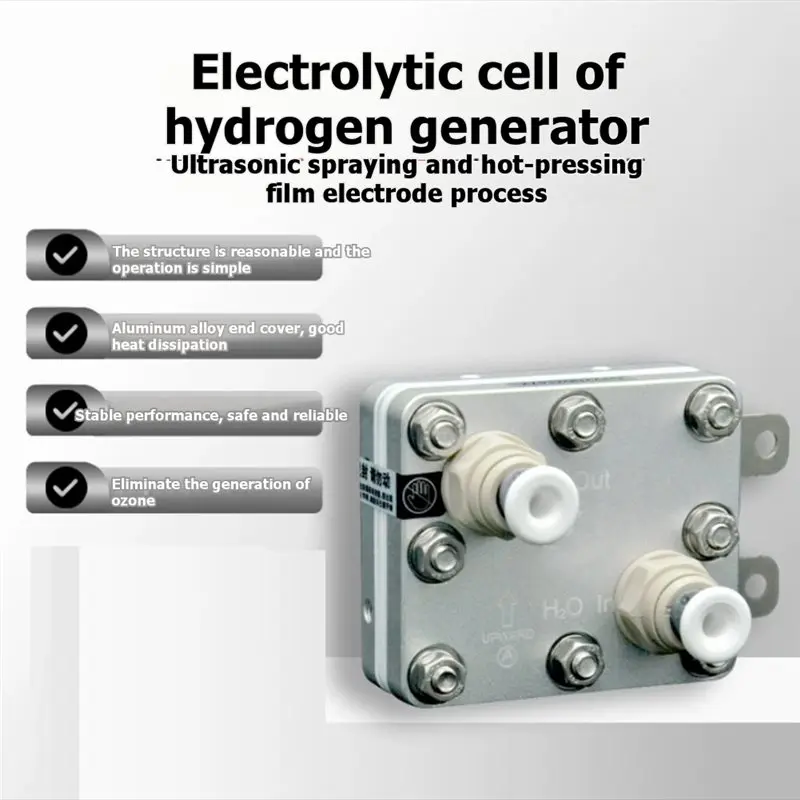 B82B-New 100ML Electrolytic Cell Module For PEM Hydrogen Generator For Pure Water And Distilled Water