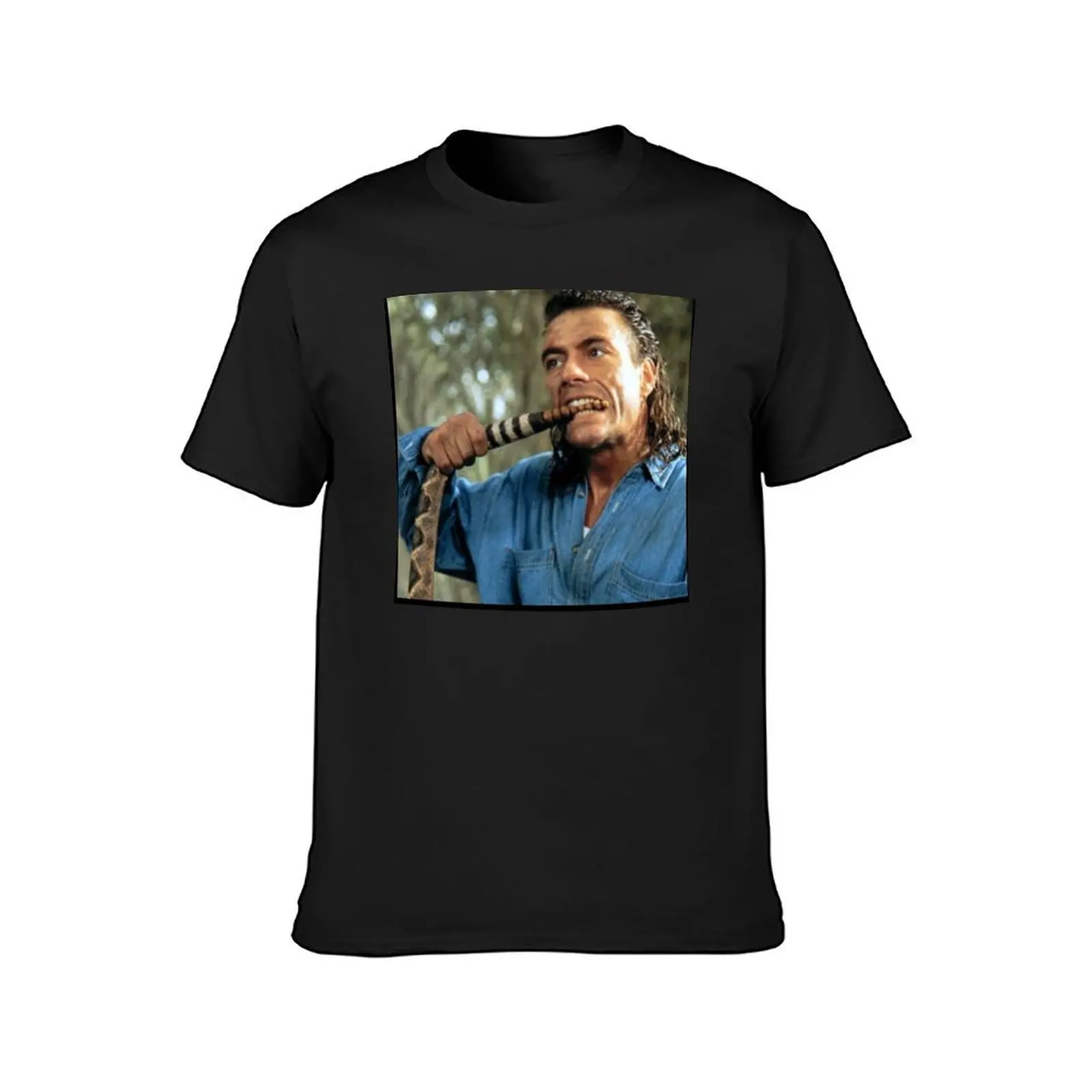 Jean Claude Van Damme Snake Bite T-Shirt customs oversized t shirts for men cotton