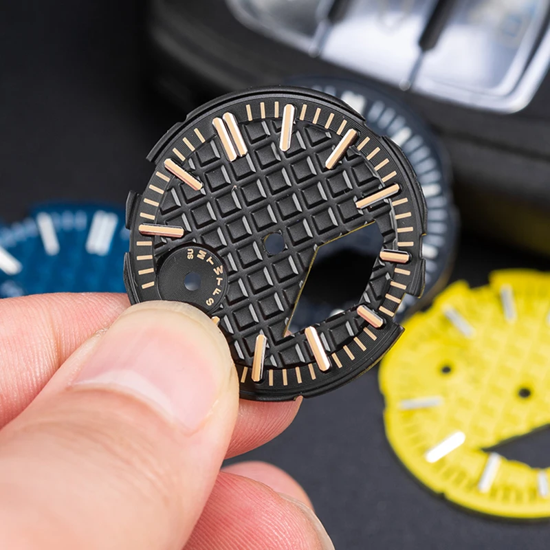 Modified dial for farmhouse oak offshore style dial GA2100 needle nail scale inner shadow circle dial trendy dial accessories