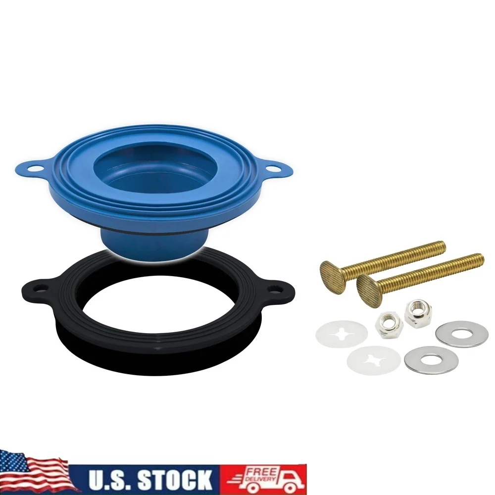 

Универсальное безударное уплотнение для унитаза. Простая установка. Без беспорядка. Репозиционирование. Подходит для любого глушиния фланца. Уплотнение не ржавеет.