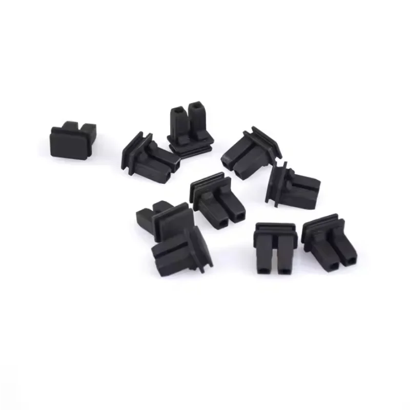 

SFP Port Dust Cover Plug Cap Silicone Material For Duplex LC Fiber Optical Module