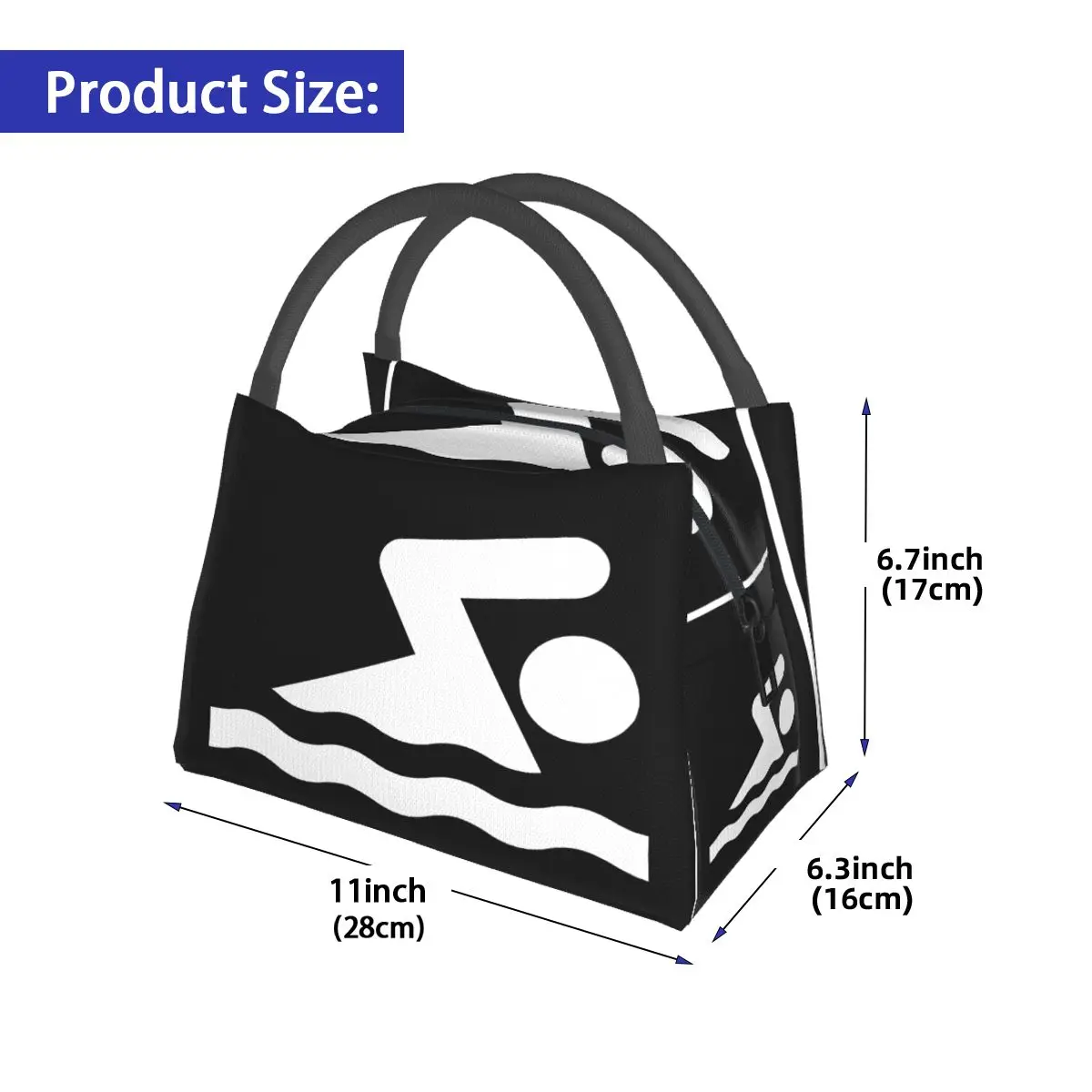 I Pee In Pools Portable insulation bag for Cooler Thermal Food Office Pinic Container