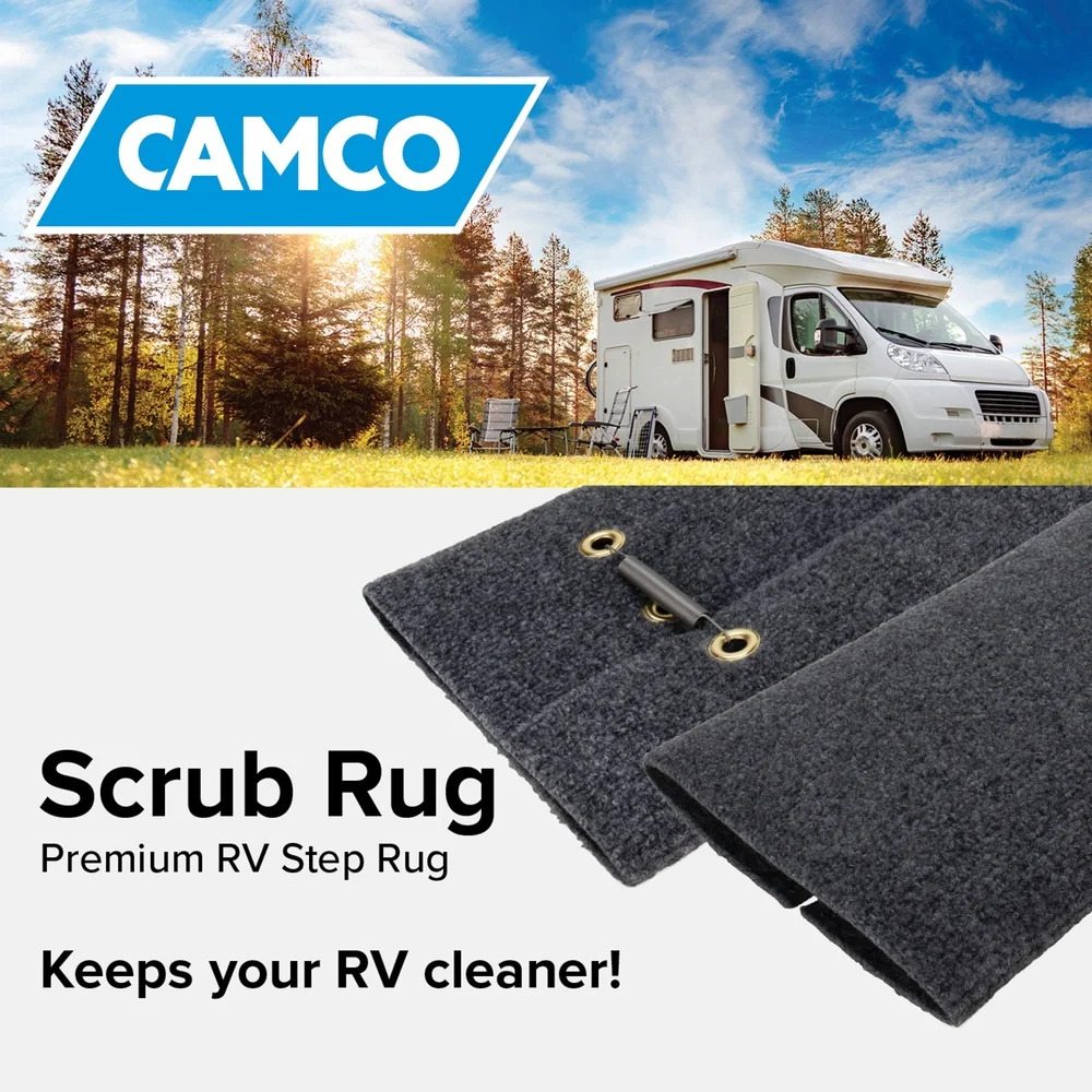 Alfombra resistente a la intemperie para RV, diseño envolvente, fácil instalación Flex-Tech, accesorio duradero para camper, limpieza al aire libre