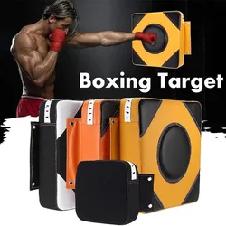 Almohadilla de boxeo de cuero de imitación para pared, bolsa de arena para entrenamiento de boxeo, bolsa de boxeo falsa para artes marciales, Fitness