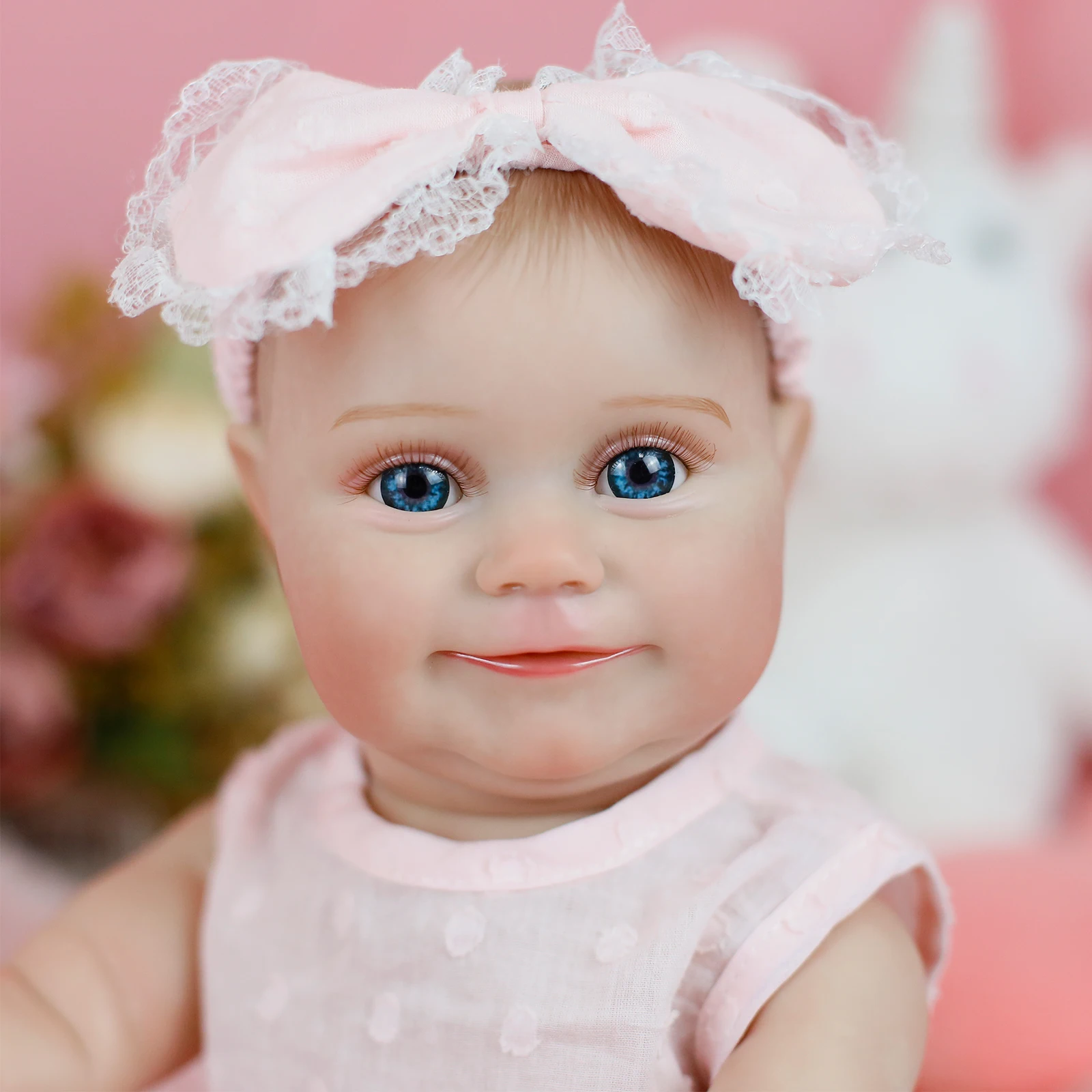 20inch Maddie Full Body Soft Silicone Vinyl Baby Reborn Doll Lifelike Hand Detailed Painted Visible Veins for Girl Xmas Gifts