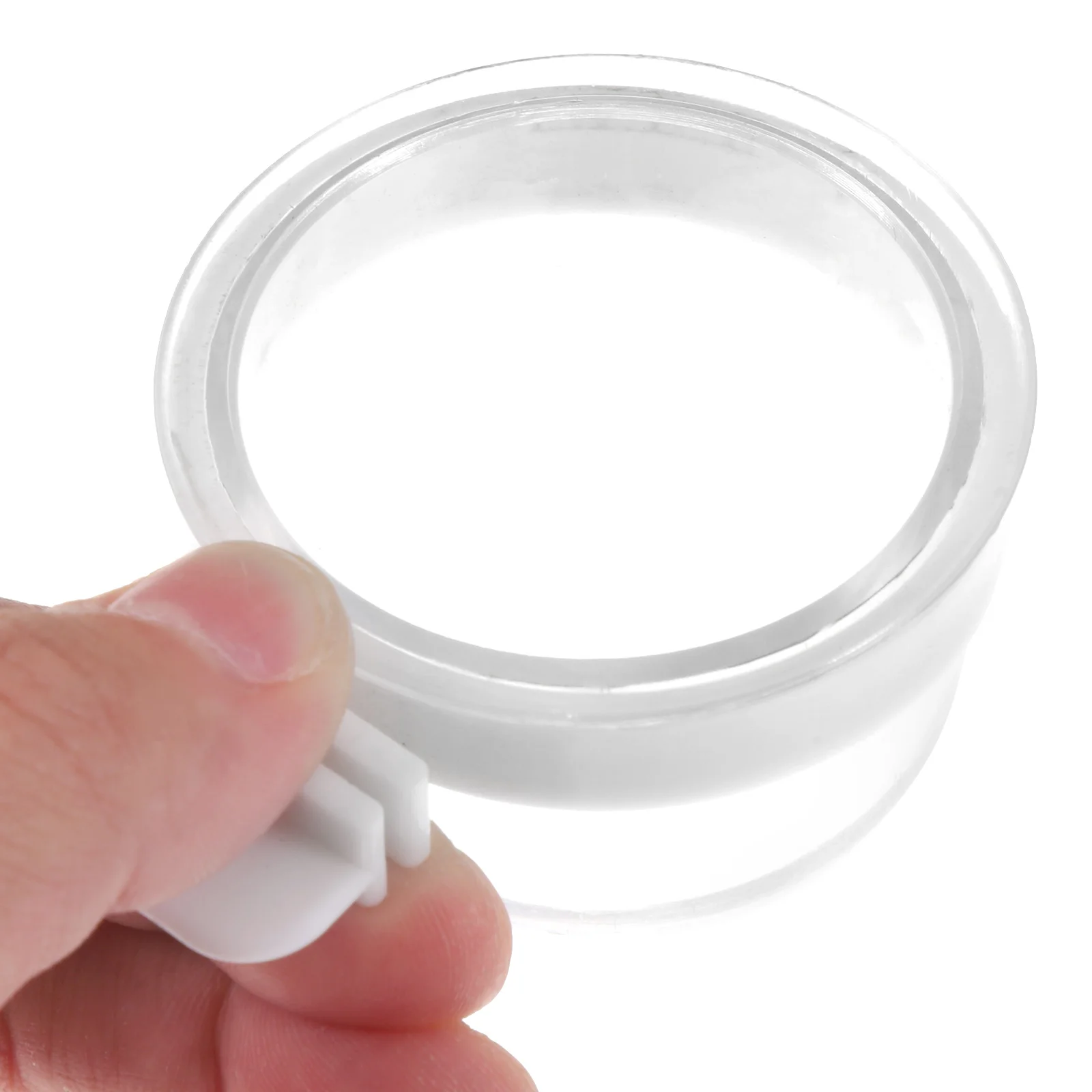 Tazze Ciotola trasparente rimovibile Cibo in plastica per mangiatoia per pappagalli facile da appendere Porta uccelli per animali domestici