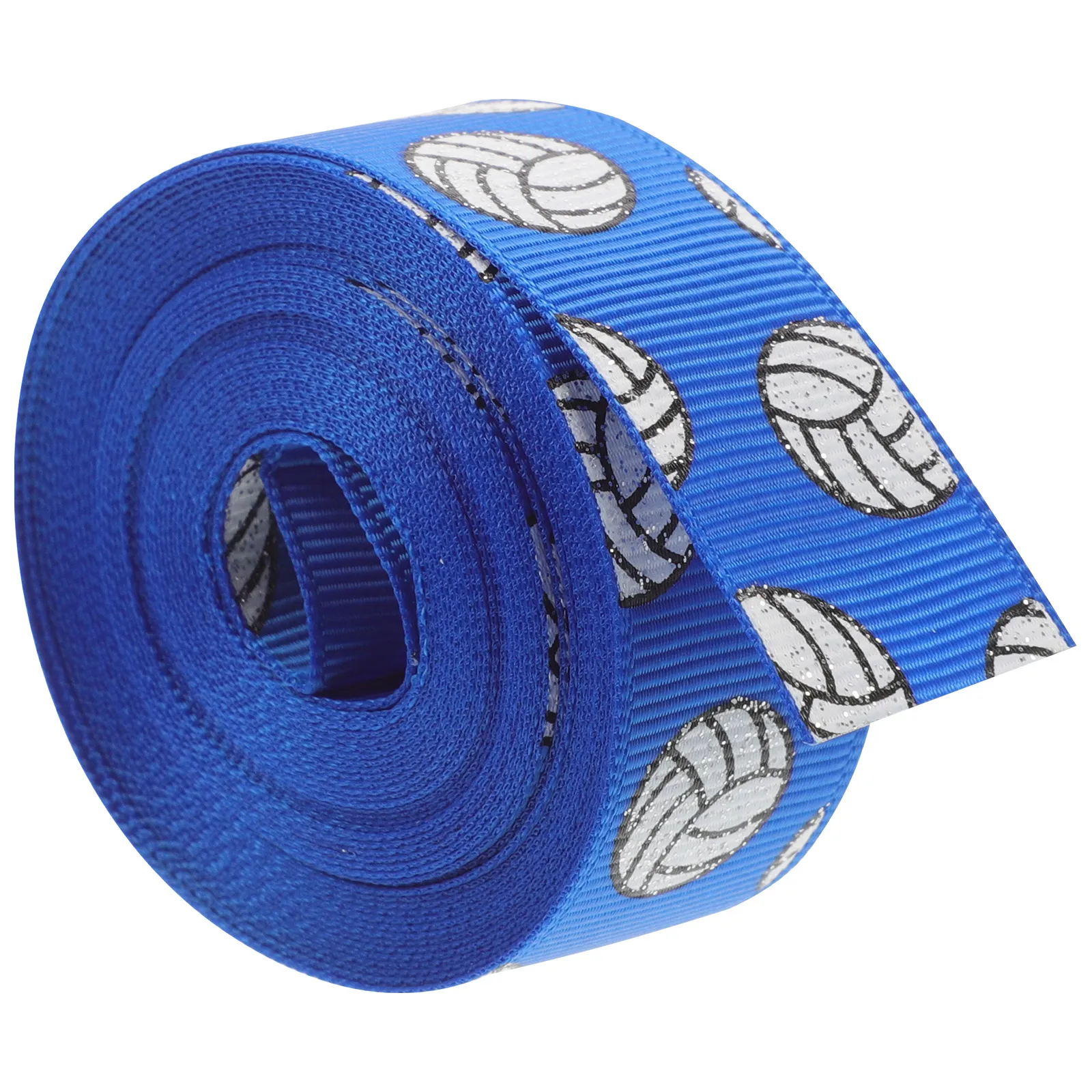 

5 Rolls Volleyball Ribbon 22mm Ink Print Gift Box Bouquet Cakes Decoration DIY Craft Making ribbon