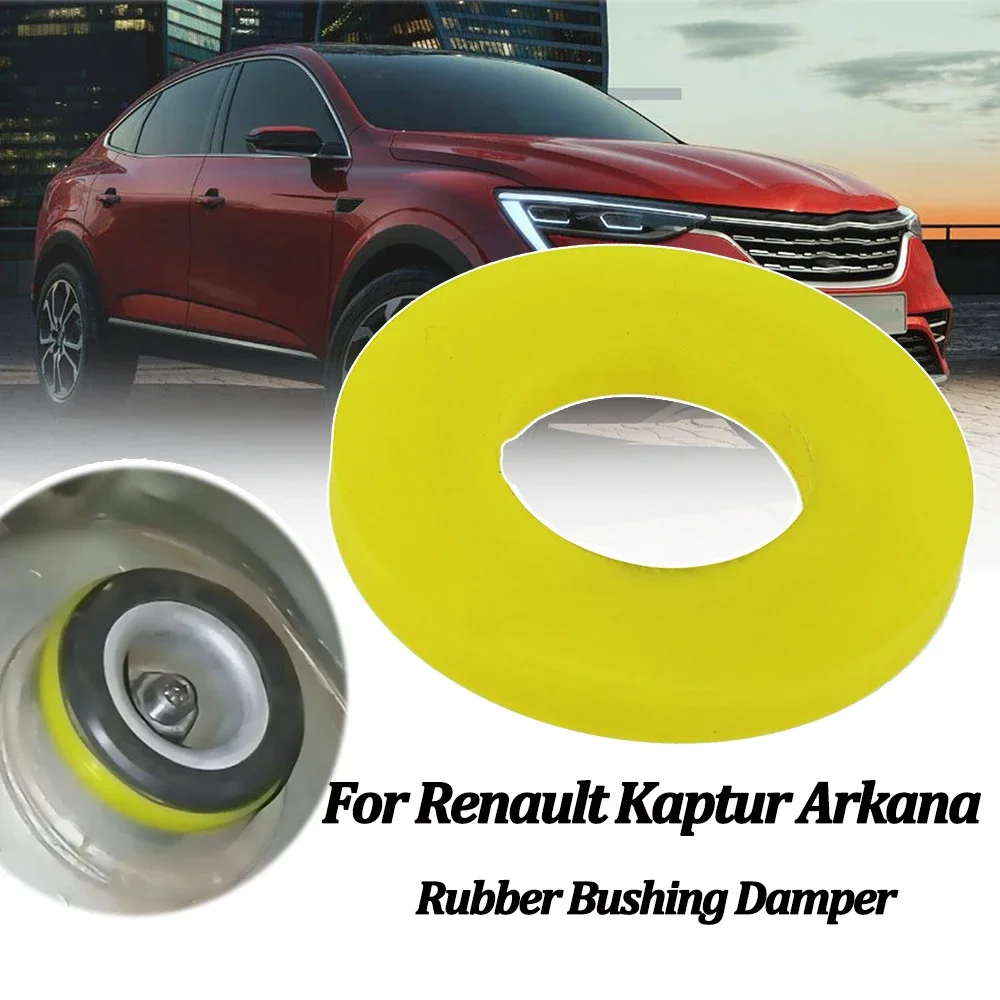 Silencer Pad Rubber Bushing Dampers For Renault Kaptur Arkana Front Strut Tower Mount Shock-Absorbing Bearing Washer Over Bumps