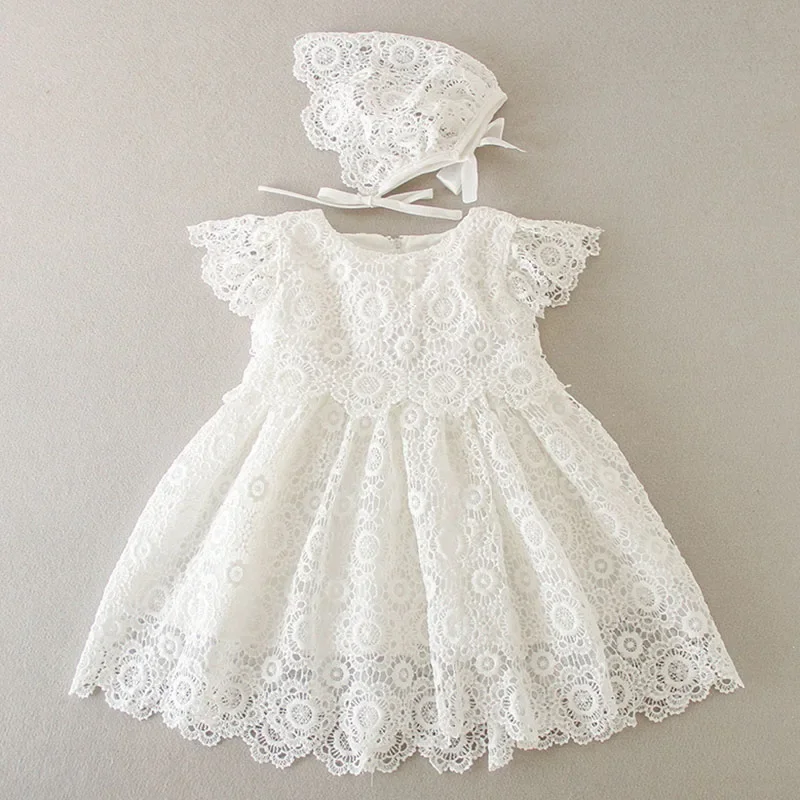

2025 New Summer Infant Birthday Party Wedding Princess Dress Newborn Baby Photography Clothing Toddler Baby Girl Baptism Dress