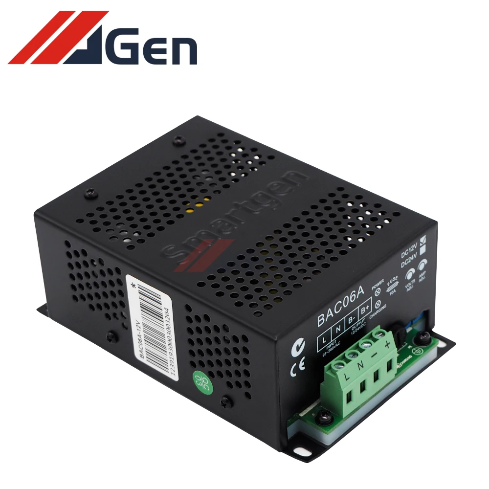 SmartGen BAC06A 12V 24V Diesel Generator Battery Charger Fast Delivery 12V6A 24V3A