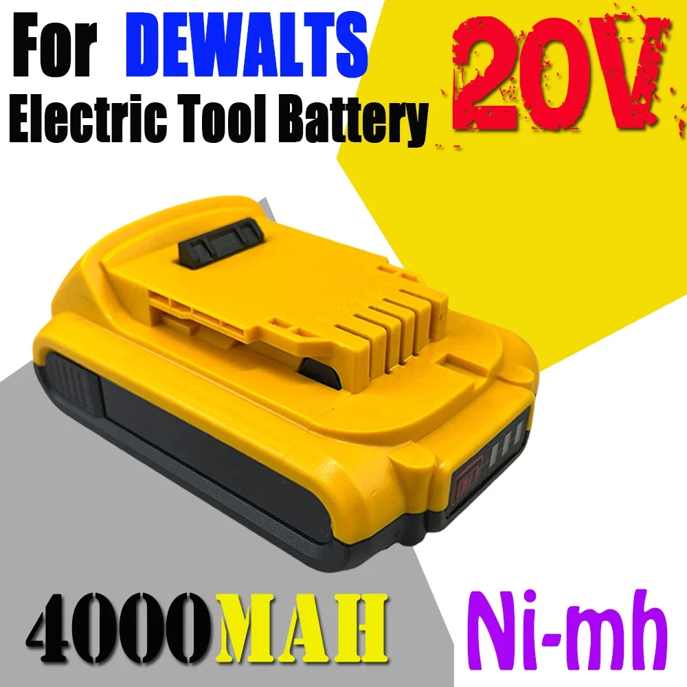 

20V 4000mAh DCB200 Li-ion Rechargeable Power Tool Battery for Dewalt DCB203 DCB181 DCB180 DCB200 DCB201 DCB201-2 L50