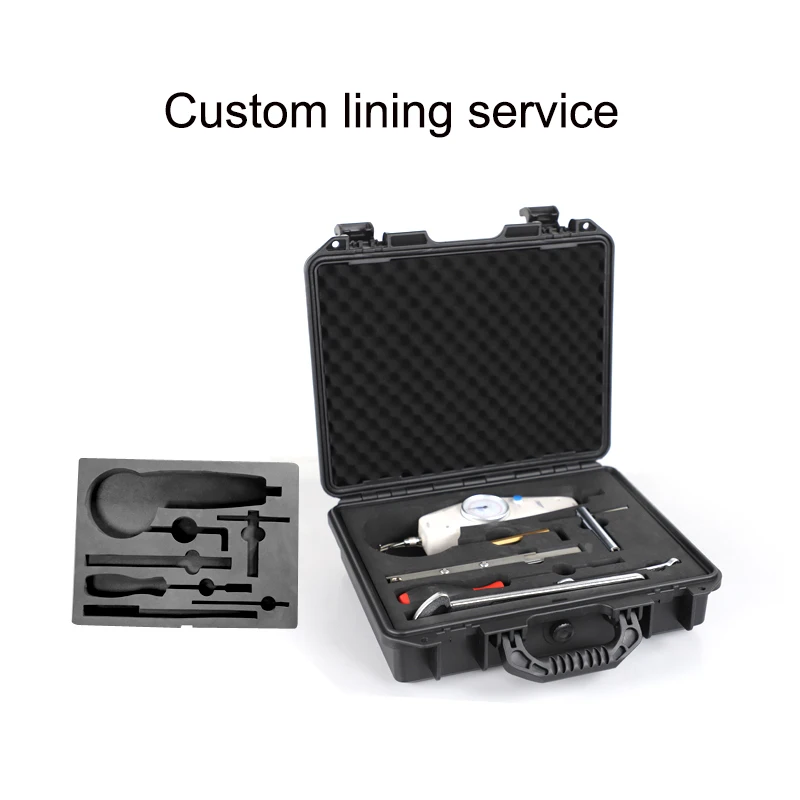 Plastic Safety Box Photographic Instrument Tool Case Hardware Toolbox Impact Resistant Sealed Waterproof With Pre-cut Foam