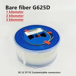 G652D Optical Fiber with Connector, 1km, 2km, 3km, SC, LC, FC, ST, UPC, APC, Singlemode, SM 9/125um, OTDR Test