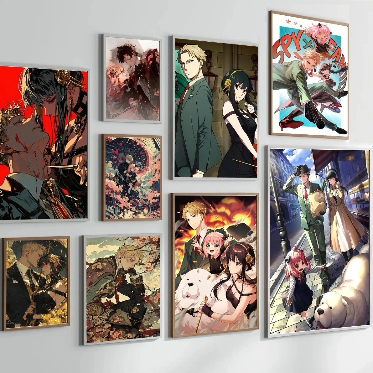 

Classic Anime Spy X Family Poster Dusk Ania Canvas Painting Foger Joel Foger Bond Fogger Wall Art Cartoon Character Prints Gifts