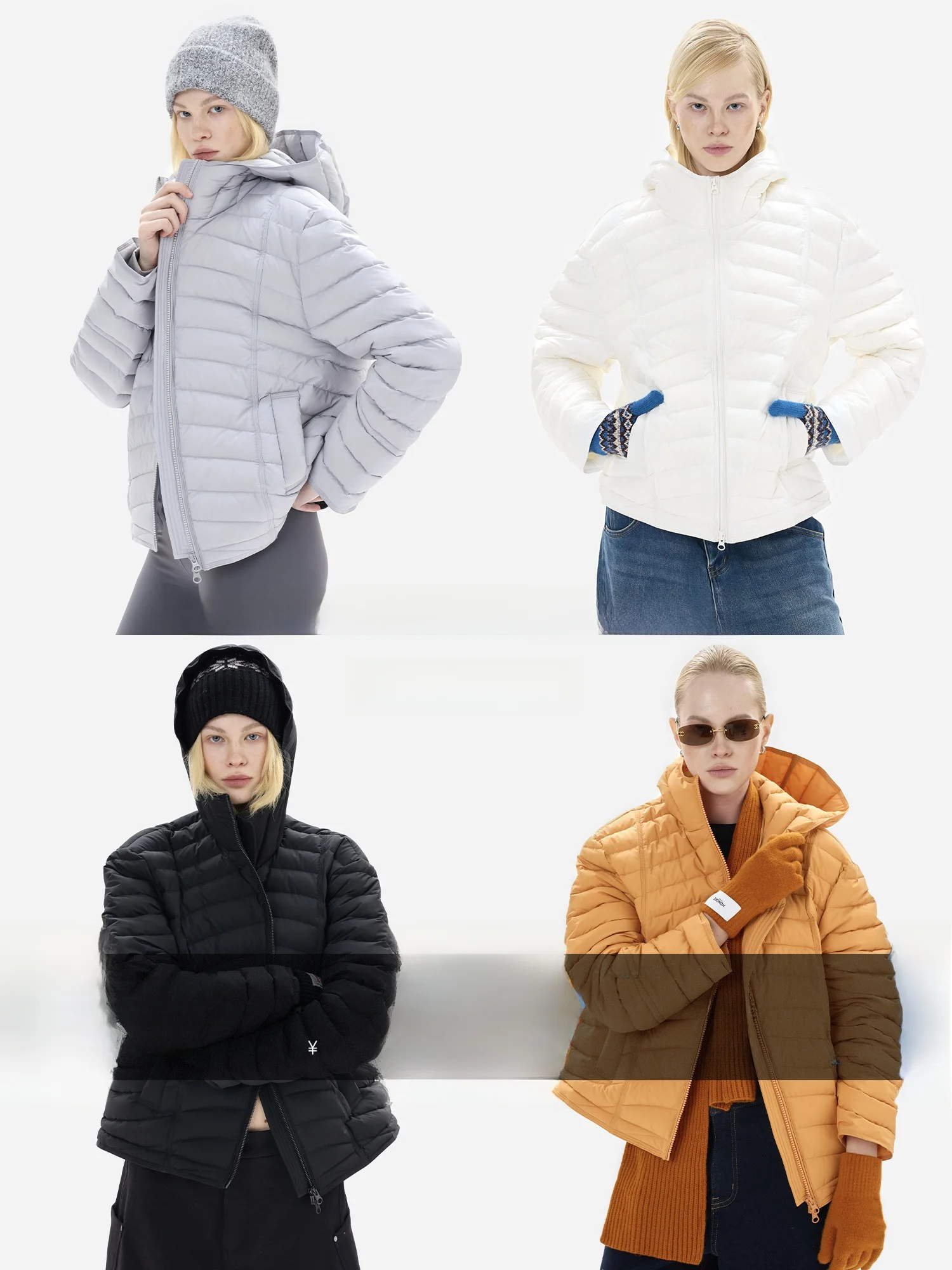 

Женская легкая теплая куртка-пуховик eGuYue Casual Sle с 95% белым утиным пухом, универсальный простой дизайн, короткое пальто