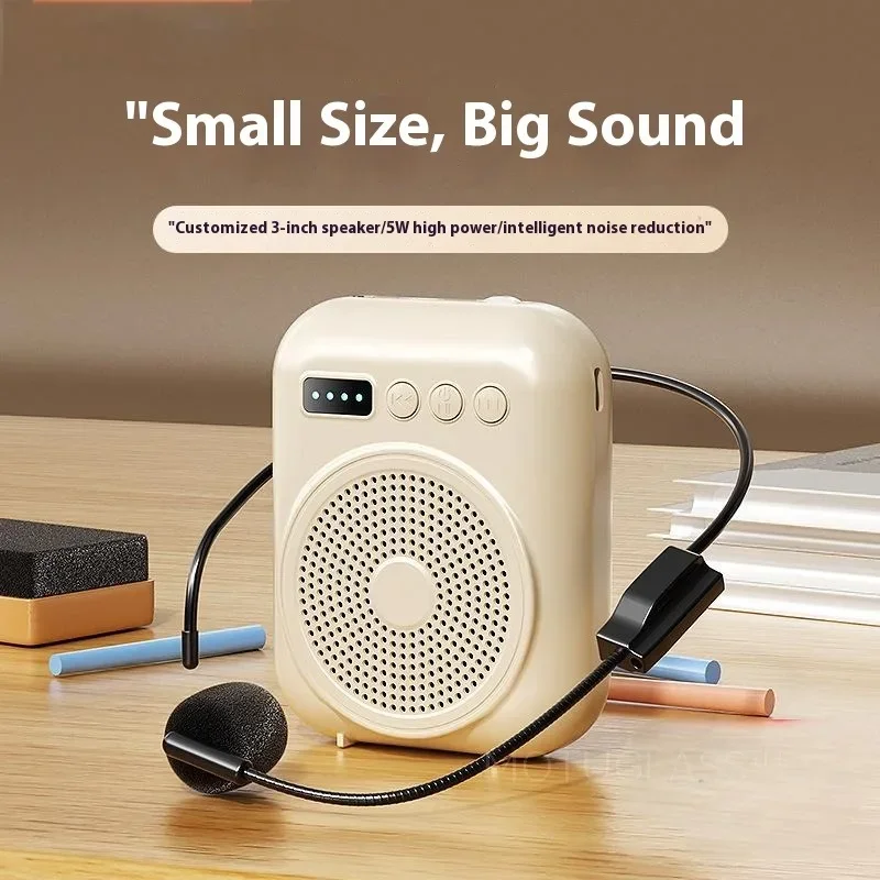 教師用 Bluetooth 音声アンプ 有線マイク付き プレゼンテーション用充電式ポータブル音声システム